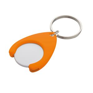 JETON 3 shopping trolley token - orange