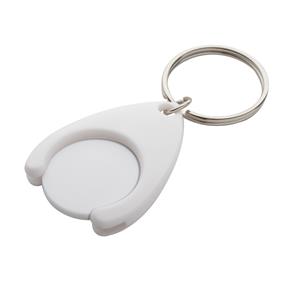 JETON 3 shopping trolley token - white