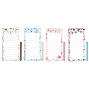 Magnetic block with pencil 7 x 14 cm - MIX pack of 10 pcs