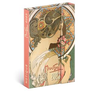 Magnetic weekly diary 2023 B6 Alphonse Mucha