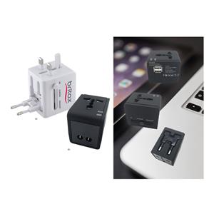 MANELLO travel adapter - black