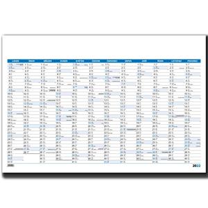 Map poster 2022 - blue