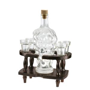 MARTIUS Liquor bottle + glasses