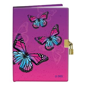 Memorial with a lock Butterfly