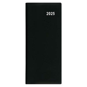 Monthly Diary 2025 Božka PVC pocket - black