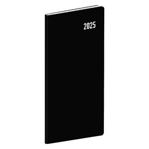 Monthly diary 2025 planning pocket Black