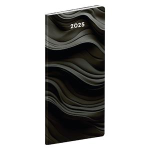 Monthly diary 2025 planning pocket Waves