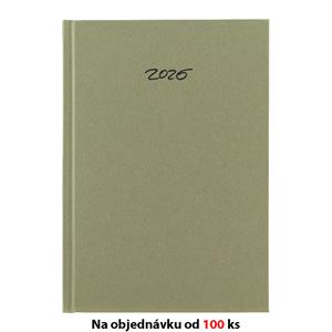 Monthly diary 2026 Slovak with notepad Eko A5 - hemp