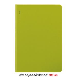 Monthly diary 2026 with Apple A5 notebook - green