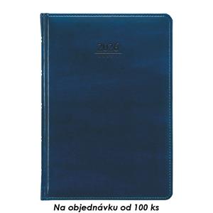 Monthly diary 2026 with notepad Atlas A5 - blue