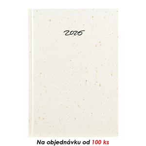 Monthly diary 2026 with notepad Eko A5 - coffee