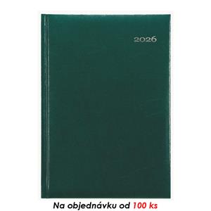 Monthly diary 2026 with notepad Viva A5 - green