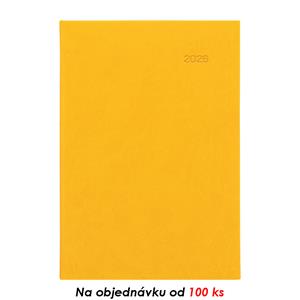Monthly diary 2026 with notepad Viva A5 - yellow