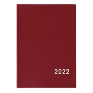 Monthly pocket Diary 2022 Anezka PVC - Burgundy