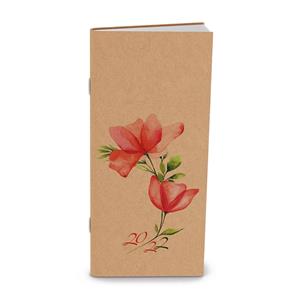 Monthly pocket Diary 2022 Bozka Kraft - Flowers