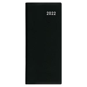 Monthly pocket Diary 2022 Bozka PVC - Black