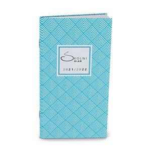 Monthly pocket Diary 2022 Clare Lamino - Blue