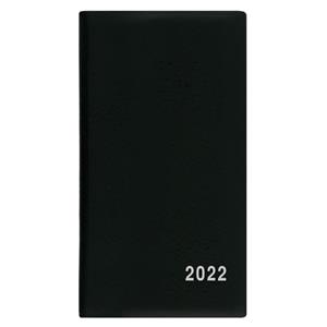 Monthly pocket Diary 2022 Frantiska PVC - Black
