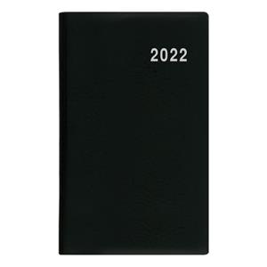 Monthly pocket Diary 2022 Marika PVC - Black