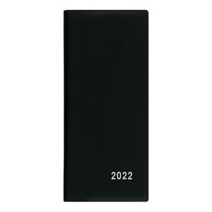 Monthly pocket Diary 2022 Xenie PVC - Black