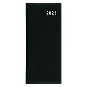 Monthly pocket Diary 2023 Bozka PVC - Black