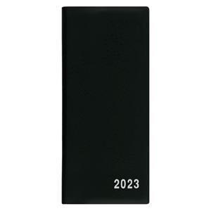 Monthly pocket Diary 2023 Xenie PVC - Black