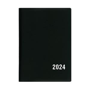 Monthly pocket Diary 2024 Anezka PVC - Black