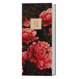Monthly pocket Diary 2024 Bozka Kraft - Peonies