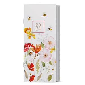 Monthly pocket Diary 2024 Bozka Lamino - White