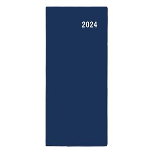 Monthly pocket Diary 2024 Bozka PVC - Blue