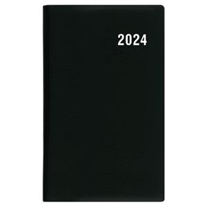 Monthly pocket Diary 2024 Diana PVC - Black