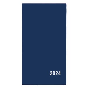 Monthly pocket Diary 2024 Frantiska PVC - Blue