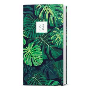 Monthly pocket Diary 2024 Halina Lamino - Monstera