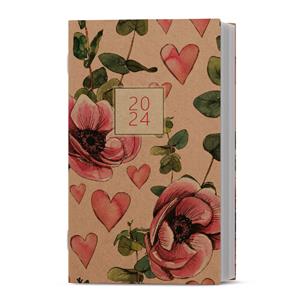Monthly pocket Diary 2024 Marika Kraft - Blueprint