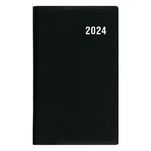 Monthly pocket Diary 2024 Marika PVC - Black