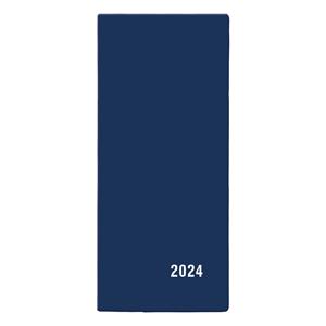 Monthly pocket Diary 2024 Xenie PVC - Blue