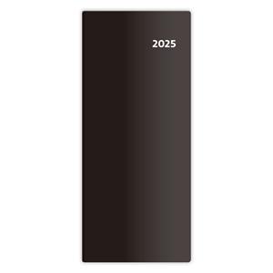 Monthly pocket diary 2025 - Torino - black