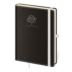 Note A5 Lined - Black White