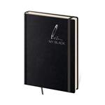 Note A5 Unlined - My Black