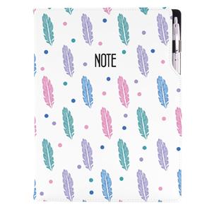 Note DESIGN A4 dotted - Feathers