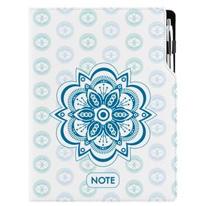 Note DESIGN A4 dotted - Mandala blue