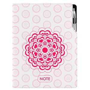 Note DESIGN A4 dotted - Mandala red