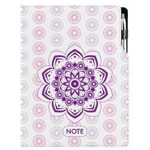Note DESIGN A4 dotted - Mandala violet