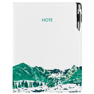Note DESIGN A4 Dotted - white - Mountains