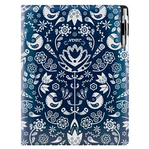 Note DESIGN A4 Lined - blue - Folk