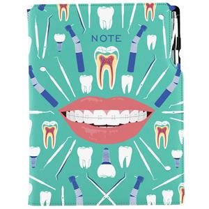 Note DESIGN A4 Lined - mint - Dentist