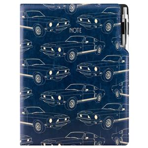 Note DESIGN A4 Squared - blue - Mustang