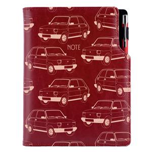 Note DESIGN A5 Lined - burgundy - Maluch
