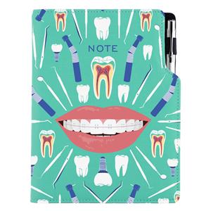 Note DESIGN A5 Lined - mint - Dentist