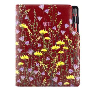 Note DESIGN A5 Squared - claret - meadow